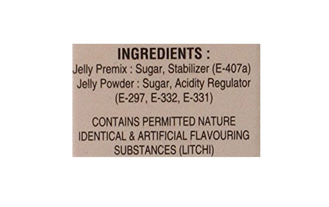 Five Star Jelly Crystals, Litchi Flavour   Box  90 grams